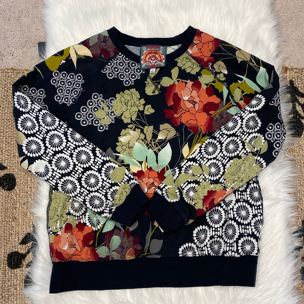 NWOT Johnny Was sweatshirt size S